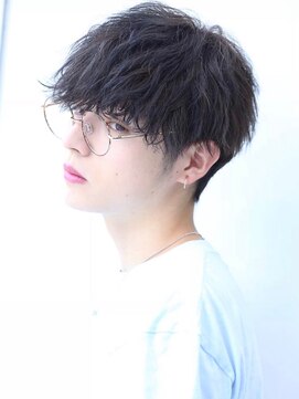 リップス 渋谷(LIPPS) ブルーブラックパーマ