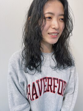 スガタ(SUGATA) long curly hair