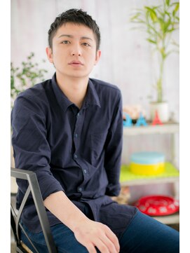 ミック ヘアアンドメイク アップ 駒込店(miq Hair&Make up) ツーブロックで決める！ダークアッシュ束感ショートc1