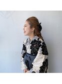 卒業式ヘアセット