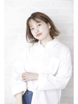 アフロディーテ 銀座(APHRODITE GINZA) 黒髪/グレーベージュ/レイヤーロング/前髪パーマ/銀座