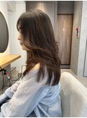 ラベンダーカラーミストバングエアリーミディ