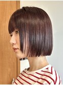 ショートカットショートボブハンサムショートグレージュカラー