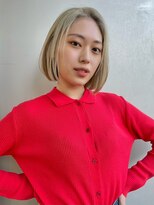 エアー 青山(AIR)&nbsp;金髪ボブ／顎下ボブ/ブロンドヘア