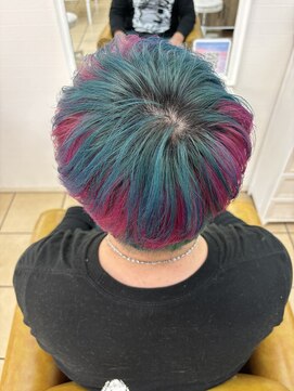 グラスペディア(graspedia) Green×pink！【広島派手髪】【広島ハイトーン】