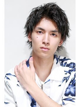 リップスヘアー 銀座(LIPPS hair) 束感ツーブロアッシュショート