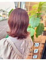 オチョ(8ocho)&nbsp;髪質改善カラー☆ピンクベージュ