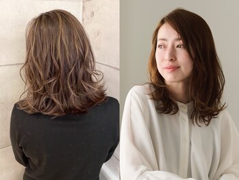タヤ フォレオ博多店(TAYA)の写真/白髪を活かしたオシャレカラー！人気の白髪ぼかしハイライト
