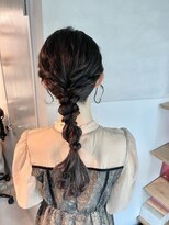 シャルムバイケンジ(Charm.by KENJE)&nbsp;【ローポニーテール】結婚式/二次会/銀座/有楽町/アレンジ