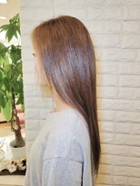 松本平太郎美容室 国立店&nbsp;スーパーロングストレート×イノアカラー