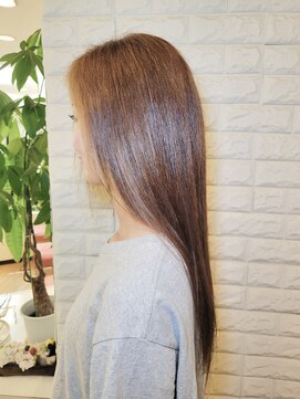 松本平太郎美容室 国立店 スーパーロングストレート×イノアカラー