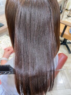 キュート Cute 髪質改善　髪ドラストレート☆