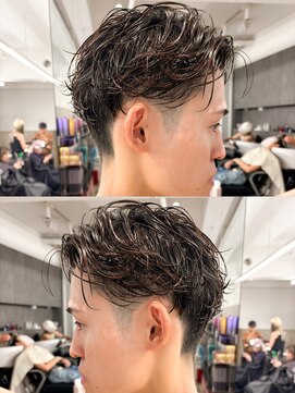 メンズレコ 渋谷(MEN'S LECO) メンズスパイラルパーマメンズパーマメンズカットセンターパート