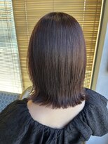 オーガニック リブ 川越(organic+live)&nbsp;30代40代◎秋の暗めカラーブラウンで大人上品ボブ