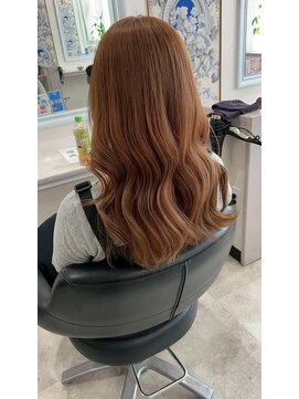 ドクターズサロン レラパール ゆるふわロング/ウェーブ/暖色カラー/韓国スタイル/フェミニン