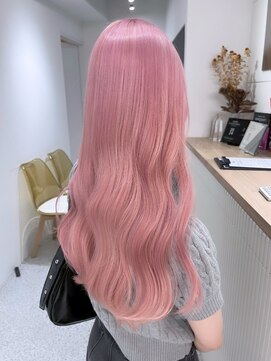 ベレーザ 渋谷神南(Beleza) 16213ブリーチ&ダブルカラー渋谷モーヴピンクパールベージュ