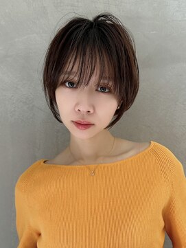 ロンドエニカ 大宮(Lond enika) グランマッシュ/細めハイライト/ショート/白髪ぼかし/前髪/大宮