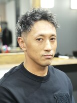 スター(STAR)&nbsp;フェード×ホワイトメッシュ×パーマ