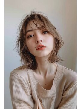 【ZEAL天神】シースルーバング＋ガーリーベージュ★New Open