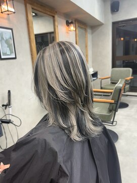 サニー 渋谷(SUNNY) バレイヤージュ、ハイライト、レイヤーカット、ダブルカラー