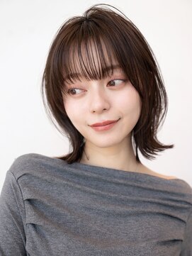メゾンバイハバナ(maison by HAVANA) 20代30代大人ガーリーダークアッシュ小顔レイヤー似合わせカット