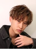 ハイライトセンターパートシースルーフェザーパーマ