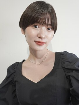 POCKET郡山安積店 ショートカットレイヤーカット髪質改善縮毛矯正【4月1日OPEN予定】 マッシュショート×髪質改善カラー