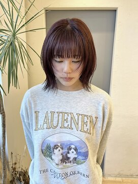 グラッド ナチュラル ヘアー(glad NATURAL HAIR) コンパクトウルフ × チェリーブラウン