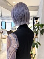 エミス バイ メルト 吉祥寺(emis by melt)&nbsp;【吉田】ラベンダーグレージュレイヤーボブくびれ韓国ハイトーン