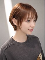 テラ(terra)&nbsp;丸みショート × ベージュブラウン|20代30代40代