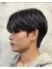 【韓国風メンズスタイル】メンズカット+ダウンパーマ+内部補修TR ¥9500