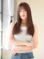 アイノアシェール 西宮(AInoa Cher) 透明感ブラウンベージュ/レイヤーカット/顔まわりカット