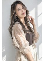 アッシュ 学芸大学店(Ash) ロング/大人女性/アッシュベージュ/白髪ぼかしハイライト/脱白髪