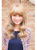 愛されロング ハイトーンカラー