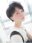 ★hair LOGiA★　〇フェミニンショートのヌーディ仕上げ
