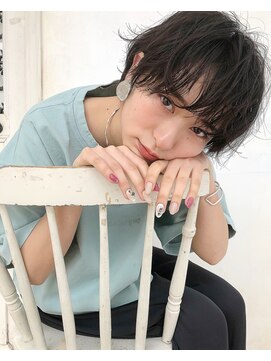 ギフト(GIFT) 【GIFT】 ボブウルフ/ブルーグレージュ/グレージュカラー