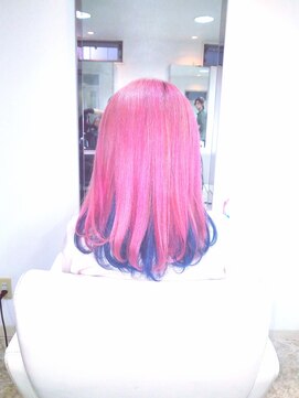 メルマードバーベル(Mermard Bavel) インナカラー★ピンクとブルー