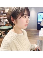 ヘアーエスクールシーユー 枚方T-SITE店(hair S.COEUR×Cu) 【トレンドNo.1】丸みショートボブ