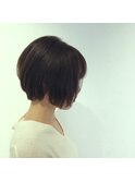 20代30代大人かわいいショートボブx小顔ひし形立体感