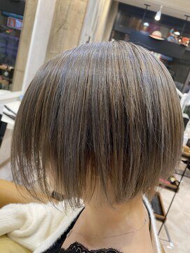 ヘアーサロン キー(Key) バレイヤージュアッシュ