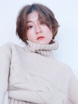 アルバム 渋谷パルコ(ALBUM)&nbsp;モカブラウンショートスタイル_セミウェットウェーブ_57064