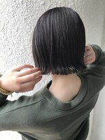 スタイル 茅ヶ崎店(STYLE) 【零也】切りっぱなし　ミニボブ×透けグレーカラー☆