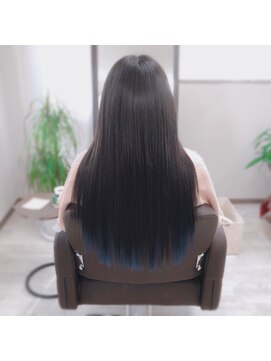 ウルティア(ulutia) ダークブラウン×ネイビーブルー