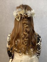 ウィスプ 赤羽店(wisp) 卒業式編みおろしアレンジ♪*。