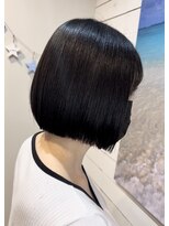 ラニハナクドウ(lanihana.kudo)&nbsp;+＊～縮毛矯正withあご下1センチパツッとボブ～＊+