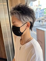 アヴァンス 天王寺店(AVANCE.) MEN'S HAIR インナーカラー×ホワイトアッシュ