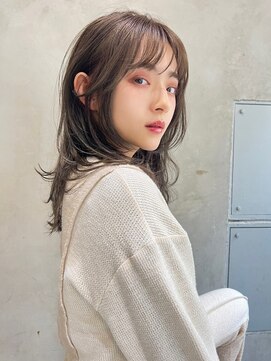 エース (ACE) 【ACE 横浜】 顔まわりカット×オリーブグレージュ