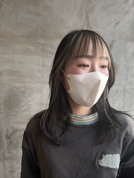 アンディ ニジュウサンド クリエイション(and D 23℃ creation) 顔周りインナー＋レイヤースタイル