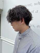 六本木美容室 白金店&nbsp;センターパート/ツイストスパイラル/波巻きパーマ/ウルフ