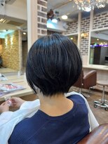 ロク 白楽(rocu)&nbsp;前髪/マチルダボブ/ピンクベージュインナー/グレージュ[白楽駅]